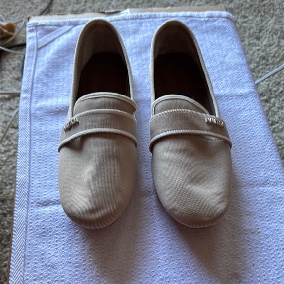 Beige Slip-On Loafers - Picture 1 of 3